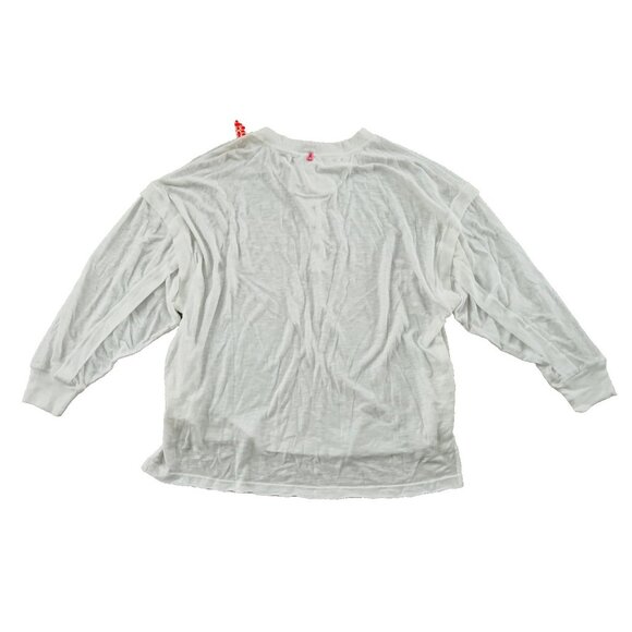 Free People Movement One Up Long Sleeve Top White ( S ) - Picture 5 of 5